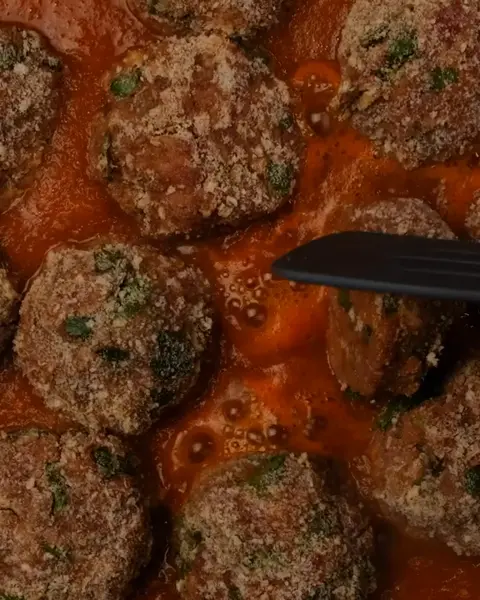 Nonna’s meatballs in sugo